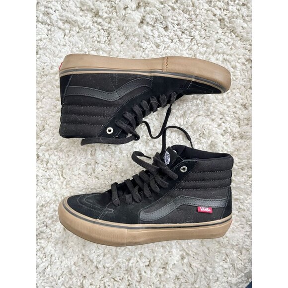 Vans Sk8-Hi Pro - Black Gum Mens 7 - Picture 2 of 7